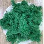 Recycled Polyester Staple Fiber 1.5D 38mm Emerald Green for sale