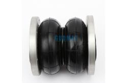 China Guomat Industrial Air Spring 2H160166 Double Convoluted Rubber Bellow with Flange supplier