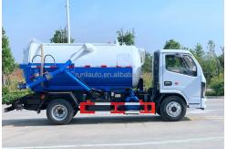 China Factory  DFAC Dongfeng 5CBM Vacuum Suction Septic Sewage Fecal Suction Truck supplier