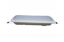 China Battery Operated LED Ceiling Recessed Emergency Light With Fire Resistance ABS supplier