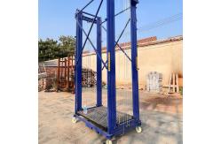 China Electrical Scaffolding Lift 500Kg 6m Height made by Steel Pipes Electric Lifting Scaffold supplier