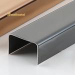 Decorative U Slot Stainless Steel Tile Trim 201 304 Mirror Finished for sale