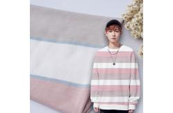 China Breathable And Durable Fastness And Healthy Striped Knit Fabric For Casual Wear supplier