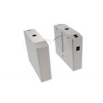 BLDC Motor Flap Gate Turnstile DC24V Acrylic Fingerprint Bi Directional for sale