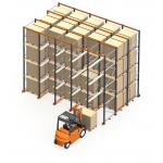 High Storage Drive In Metal Pallet Rack with Rigidity Aisle for Tobacco Industry for sale