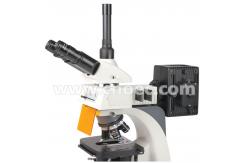China Fluorescent Microscope Trinocular Head 40 - 1000X with CE A16.1103 supplier