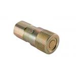 IATF16949 Steel Flat Face Coupler , 0.25'' Flat Face Quick Disconnect for sale