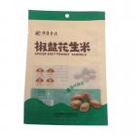Custom Clear Paper Stand Up Pouches With Zipper For Food Packaging for sale