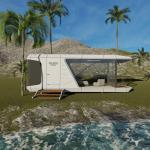 Prefab House Capsule House Space Capsule Mobile House One Bedroom One Living Room One Balcony Starry Sky Hotel B B for sale