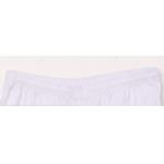 Polyester65%  Cotton35% Elastic Waist White Chef Pants
