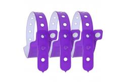 China Customized Irregular Shape Super Soft PVC Wristbands for Decoration supplier