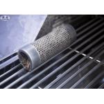 Round Perforated Pellet Tube Smoker Customized Wire Diameter For BBQ for sale