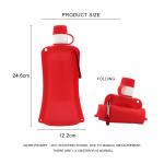 Eco Friendly 500ml Silicone Expandable Water Bottle