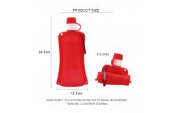China Eco Friendly 500ml Silicone Expandable Water Bottle supplier