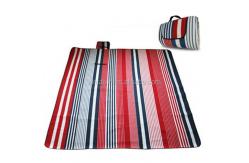 China Manufacturer stripe padded beach mat foldable picnic mat flannel sleeping mat supplier