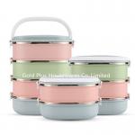 Stainless Steel Heat Preservation Tiffin Lunch Box Rectangle Food Container for sale