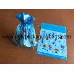 Gravure Printing 0.06mm Frosted CPE Plastic Drawstring Bags for sale
