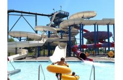 China 7m Width Private Pool Water Slides Children Amusement Park Games Amuse Ride supplier