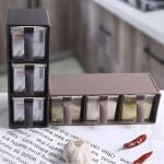 Odm Household 3pcs Set Plastic Kitchen Organizers Seasoning Box for sale