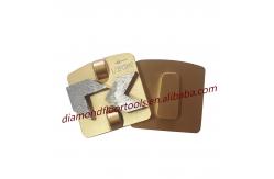 China Redi Lock PCD Double Arrow Segments Diamond Coating Removal Pad supplier