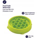 Interactive Cat Puzzle Bowl Non Slip Slow Feeder ABS