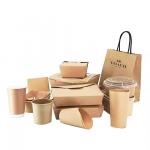 Customized Eco-Friendly Recyclable Kraft Paper Fast Food Packaging  Fried Chicken  Burger Box