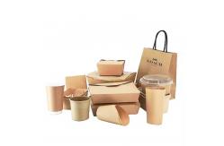 China Customized Eco-Friendly Recyclable Kraft Paper Fast Food Packaging  Fried Chicken  Burger Box supplier