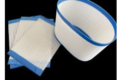 China Middle Loop Polypropylene Dryer Screen In White Blue supplier