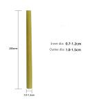 20cm Biodegradable Cocktail Straws Bamboo Straws Bulk 250 Pack for sale