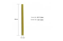 China 20cm Biodegradable Cocktail Straws Bamboo Straws Bulk 250 Pack supplier