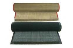 China Heat Resistant 4x4 Supports Customization Ptfe Mesh Conveyor Belt supplier