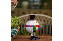 China Durable Iron Christmas Metal Decorations Handcrafted Elk And Other Shapes supplier