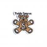 Teddy Bear Iron On Embroidered Patches Polyester Material For DIY Bags for sale