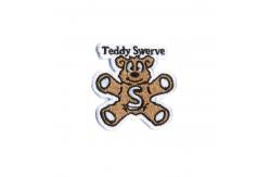 China Teddy Bear Iron On Embroidered Patches Polyester Material For DIY Bags supplier