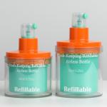 Refillable Fresh-Keeping 30ml 50ml Airless Pump Bottle for Cosmetic Cream with Hot Stamping and Customized Color for sale