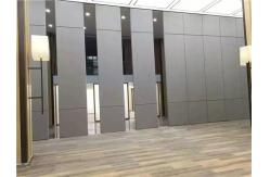China Floor To Ceiling Hanging System Hotel Folding Partition Walls Mdf Melamine Surface supplier