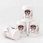 12oz 430ml Double Wall Cups PE Coated Disposable Compostable Cups Paper for sale