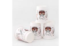 China 12oz 430ml Double Wall Cups PE Coated Disposable Compostable Cups Paper supplier