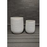 Artisanal Fiber Clay Planters for Indoor Outdoor Gardens for sale