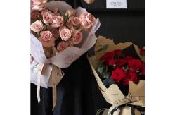 China Waterproof Florist Wrapping Bouquet Packing Paper Love Letters Print Flower Wrapping Paper supplier