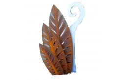 China Customized Size Smooth Corten Steel Sculpture Garden Art supplier