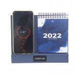 Multipurpose Leather Wireless Charging Calendar Waterproof With Phone Holder for sale