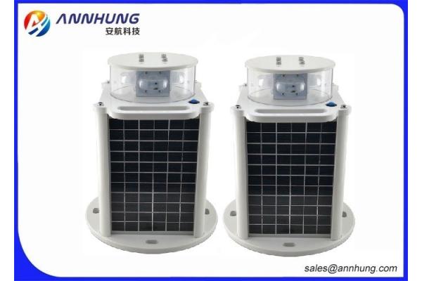 Flashing Medium Intensity Solar Aviation Warning Light with Remote Controller