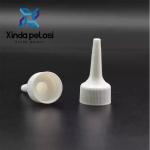 Squirt Bottle Lids Black White Twist Lug Off Jar Lid Cap Bottles Plastic Spout Caps for sale