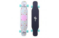 China 8 Layers Natural Maple Complete Freestyle Longboard Dancing Skateboard High Speed supplier