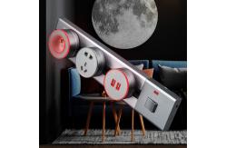 China Mounted in table wall switch removable power and data outlet power rack socket supplier