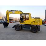 Versatile Small Wheeled Excavator With 252L Fuel Tank Capacity For Various Operations for sale