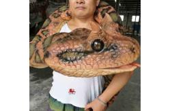 China Manual Control Custom Snake Hand Puppet Waterproof / Weatherproof supplier