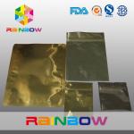 Food Grade Material Gold Middle Foil Bag Packaging Eco - Friendly
