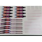 CMYK Color Wardrobe Decoration Stickers , Durable Water Transfer Stickers for sale